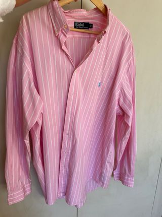 Camisa polo ralph lauren rosa