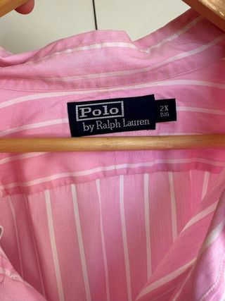 Camisa polo ralph lauren rosa