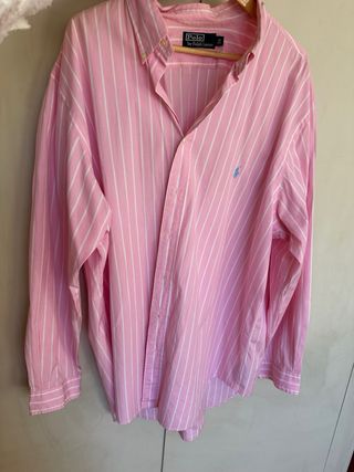 Camisa polo ralph lauren rosa
