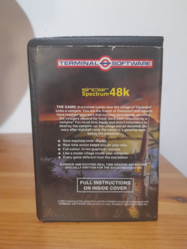 VAMPIRE VILLAGE ZX SPECTRUM ( FUNCIONA )