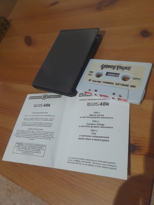 VAMPIRE VILLAGE ZX SPECTRUM ( FUNCIONA )