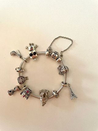 Pulsera Plata Charm