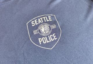 Camiseta Policia Seattle. Estados Unidos