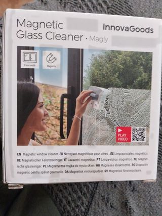 Limpiador de cristales magnético