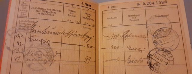 TERZO REICH LIBRETTO POSTALE 