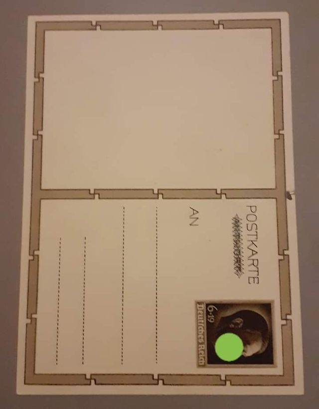 ADOLF HITLER CARTOLINA D'EPOCA 