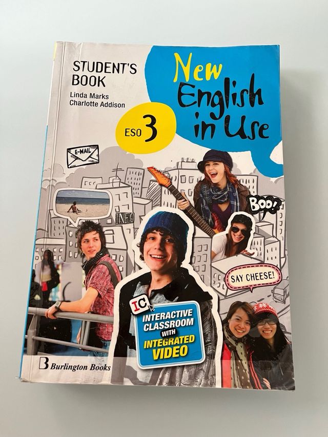 Libro texto ingles New English in Use 3 ESO