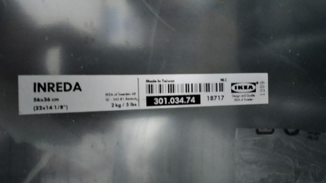 3 x Cristal inreda ikea