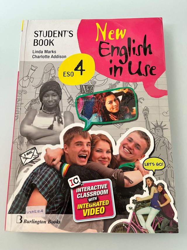 Libro texto ingles New English in Use 4 ESO
