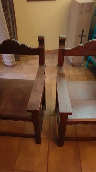 Sillones de Madera Antigüedad
