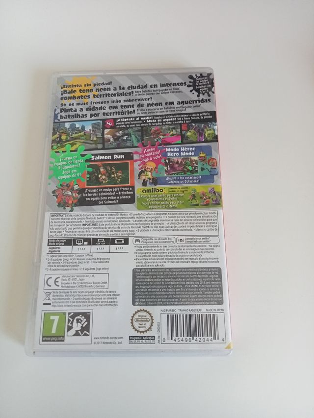 Splatoon 2 Nintendo switch