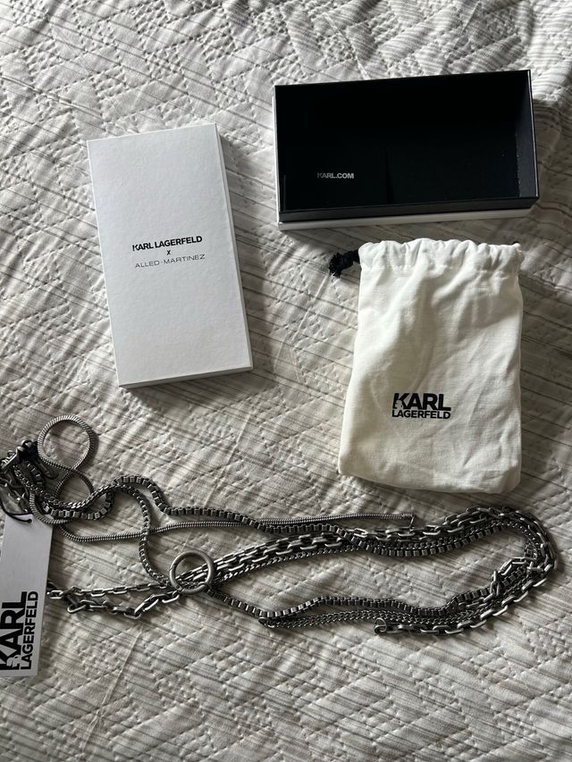 Cinturon multicapa de diseño Karl Lagerfeld