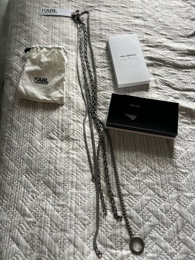 Cinturon multicapa de diseño Karl Lagerfeld