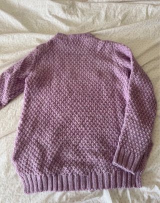 Jersey lana lila montoto