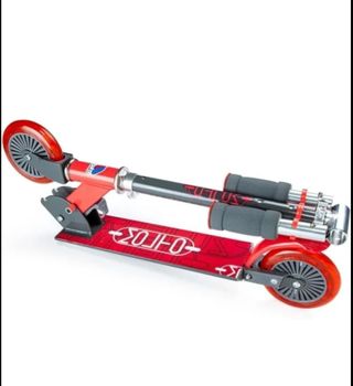 Patinete unisex, de aluminio, plegable y con cierr