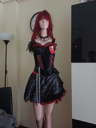 Disfraz gótico talla m completo 