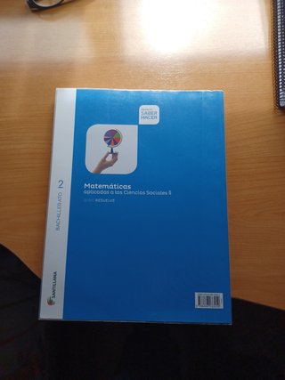 Libro 2 bach mates aplicadas santillana