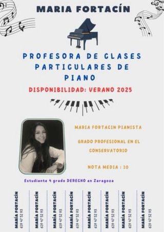 Clases particulares de piano