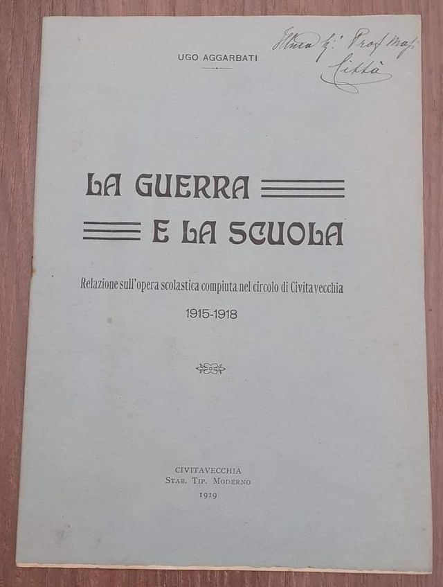 WW1 LA GUERRA E LA SCUOLA 