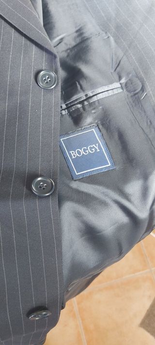 Fato Homem Azul c/ Risca