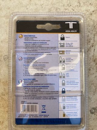 Candado de combinación Assa Abloy