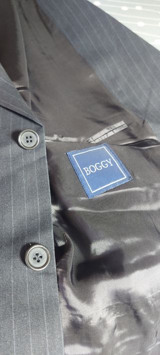 Fato Homem Antracite c/ Risca