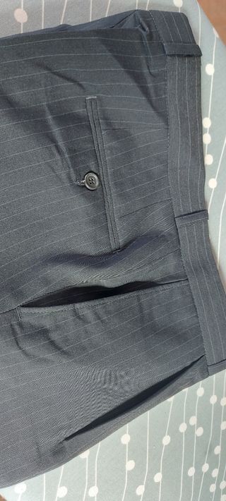 Fato Homem Antracite c/ Risca