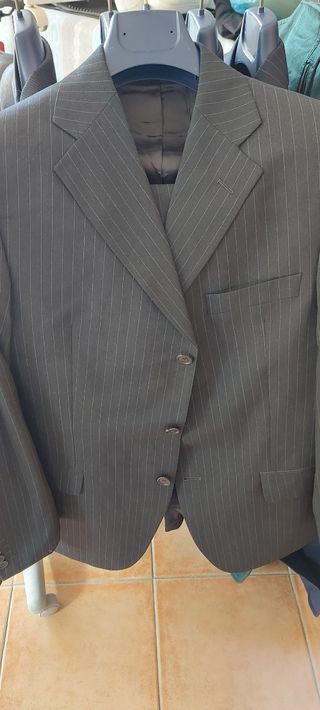 Fato Homem Antracite c/ Risca