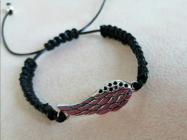 Pulsera con ala de angel