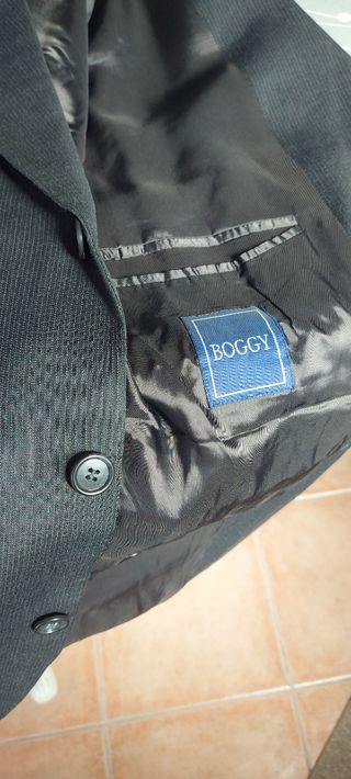 Fato Homem Antracite c/ Risca