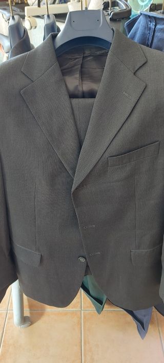 Fato Homem Antracite c/ Risca