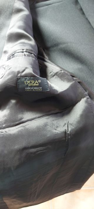 Fato Homem Antracite c/ Risca