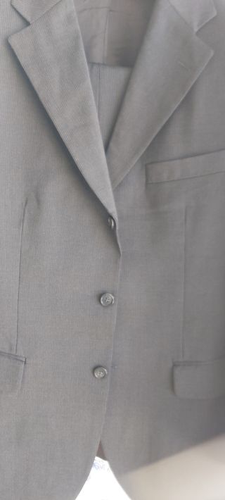 Fato Homem Antracite c/ Risca