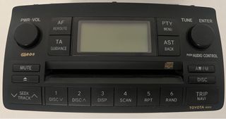 Radio de coche Panasonic.