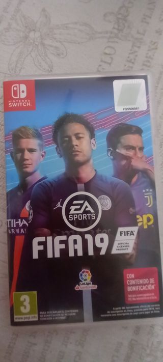 Juego Nintendo switch Fifa 19