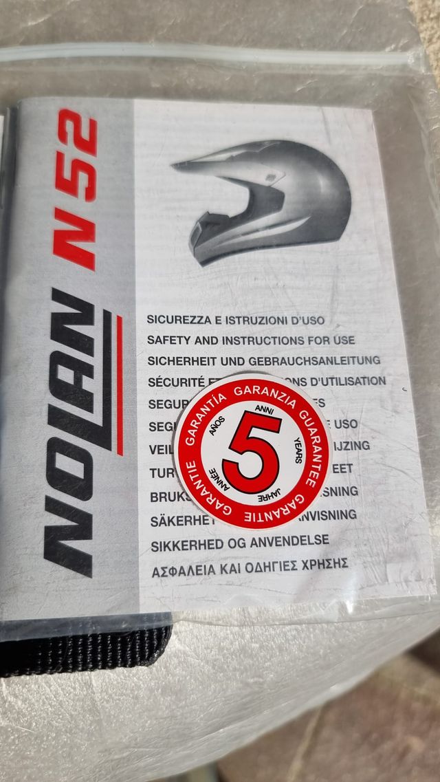 Casco motocross Nolan N52 VICTORY - Smart taglia S