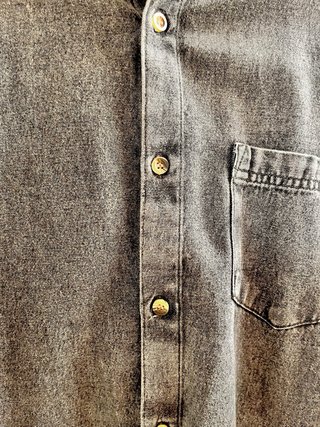 Camisa vaquera negra
