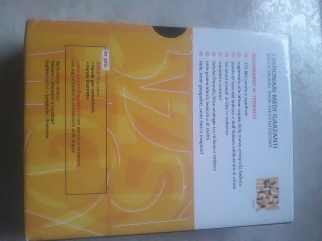 Dizionario medio di tedesco garzanti