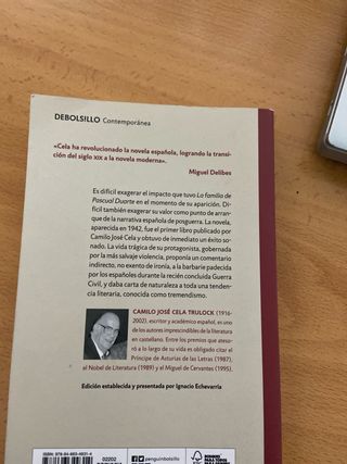 Libro La familia de pascual Duarte