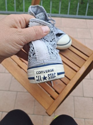 Converse all star 35 pizzo grigio