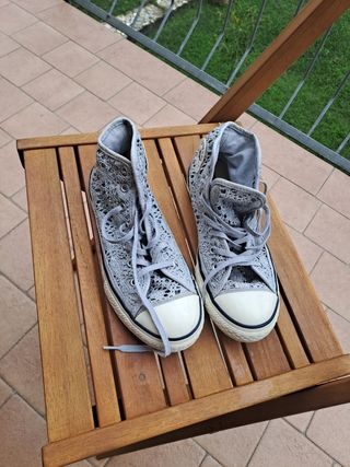 Converse all star 35 pizzo grigio