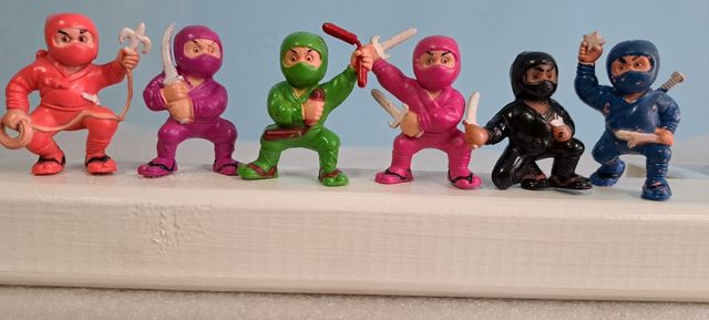 Actionfigure ninja anni 80 vintage