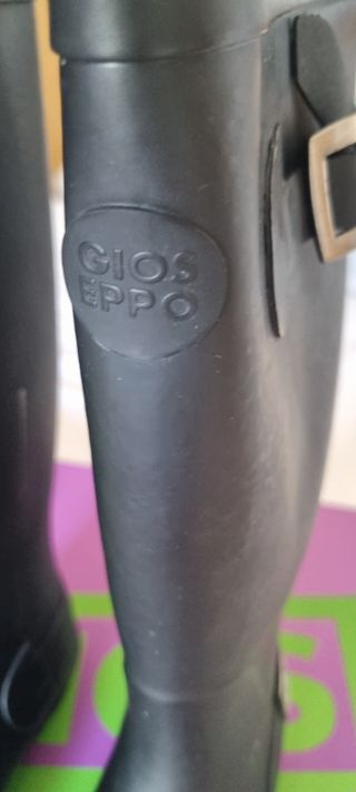 Botas de agua negras Gioseppo