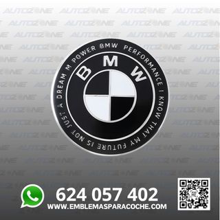 Emblema BMW B/N Performance 45 MM para volante