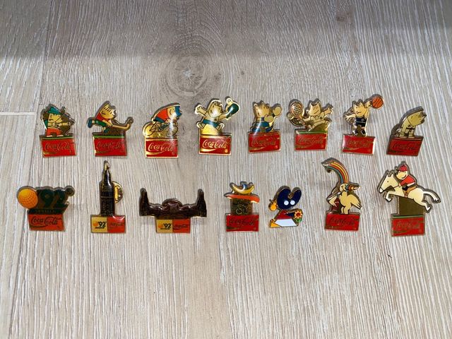 Lote 16 pins. Olimpiadas Barcelona 92