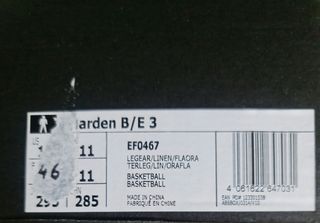 Zapatillas baloncesto adidas harden BE3