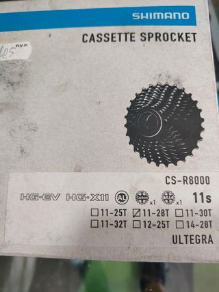 Cassette Shimano ultegra 11 velocidades