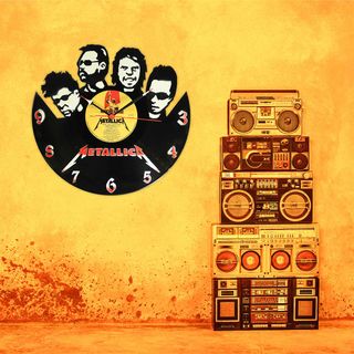 Reloj de Disco de Vinilo Metallica