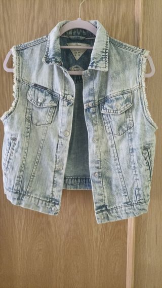 Chaleco vaquero Pull and Bear