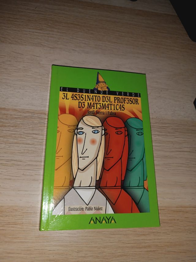 Libro el asesinato del profesor de mates
